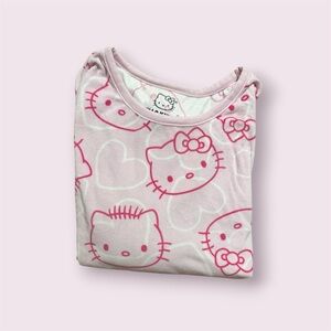 Hello Kitty & Dear Daniel Valentines Pink Pajama Top